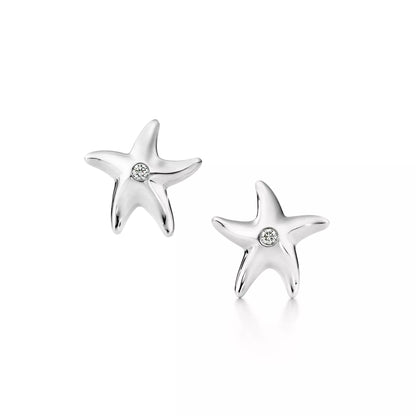 Carave Paris Diamond Seastar Stud Earrings