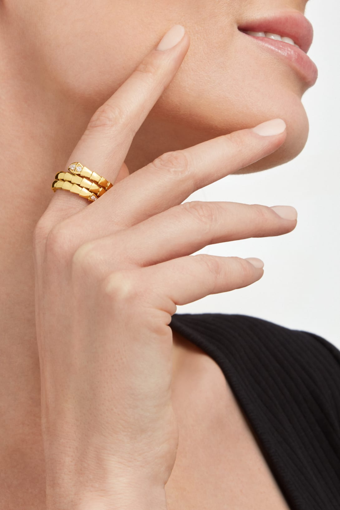 Carave Paris Diamond Serpentine Wrap Ring