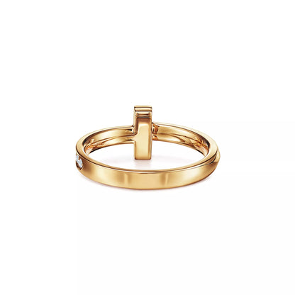 Carave Paris Diamond T Bar Ring