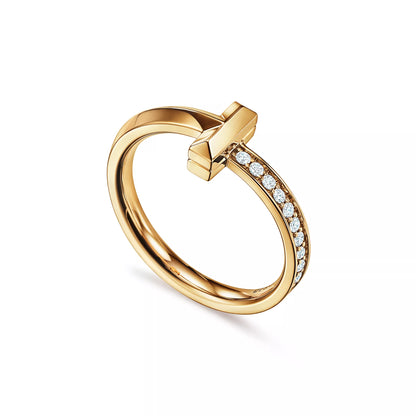 Carave Paris Diamond T Bar Ring