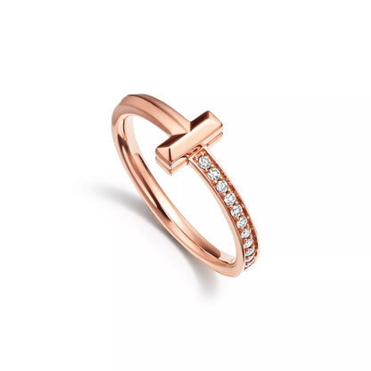 Carave Paris Diamond T Bar Ring
