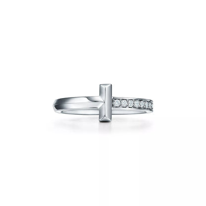 Carave Paris Diamond T Bar Ring
