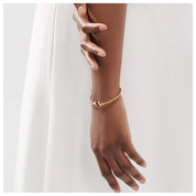 Carave Paris Diamond T Wire Gold Bracelet for Women