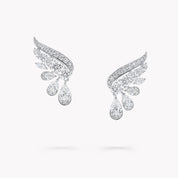 Carave Paris Diamond Wing Drop Earrings