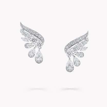 Carave Paris Diamond Wing Drop Earrings
