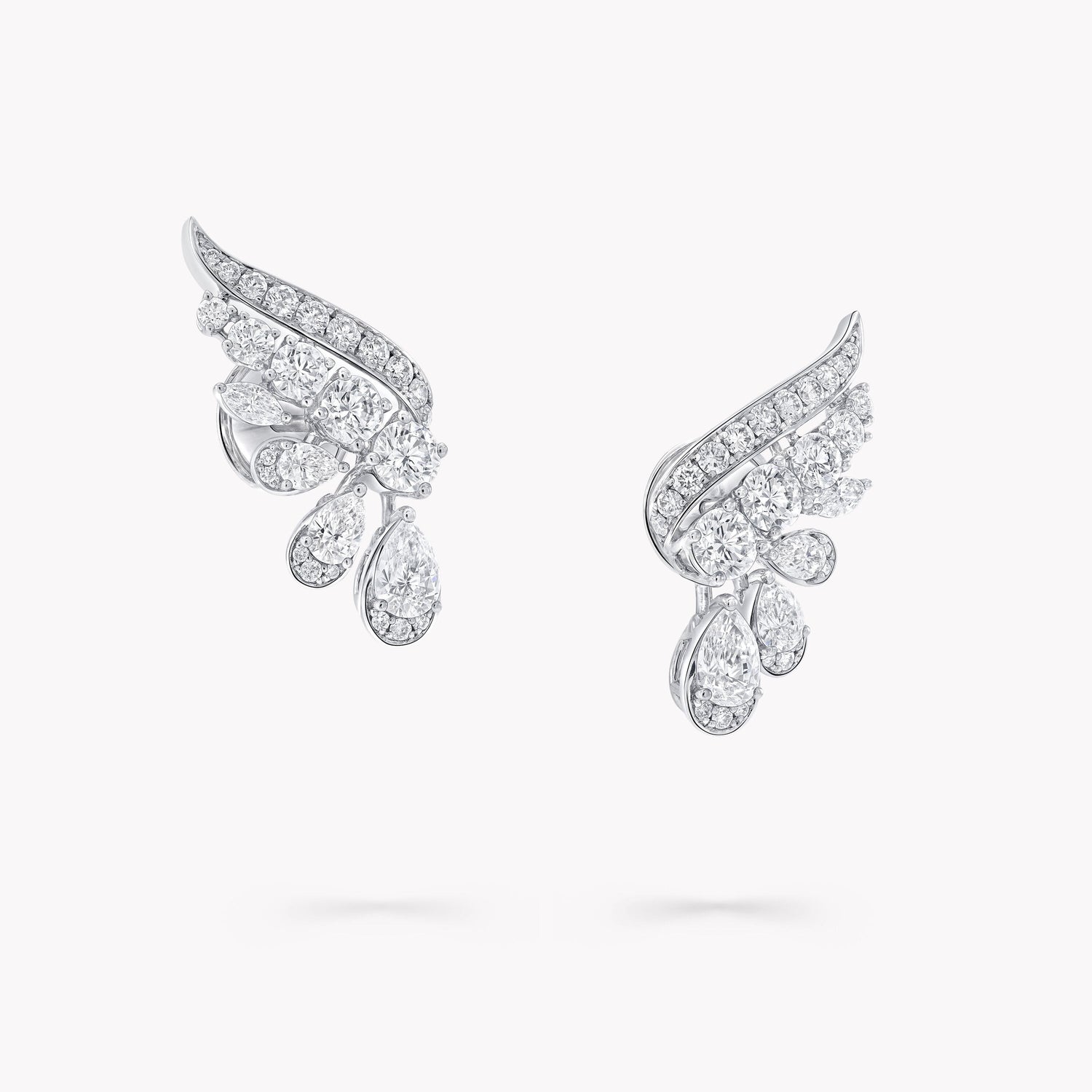 Carave Paris Diamond Wing Drop Earrings