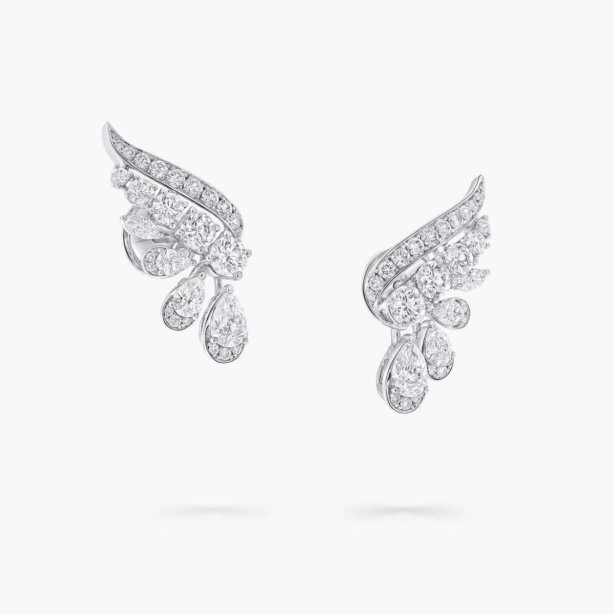 Carave Paris Diamond Wing Drop Earrings