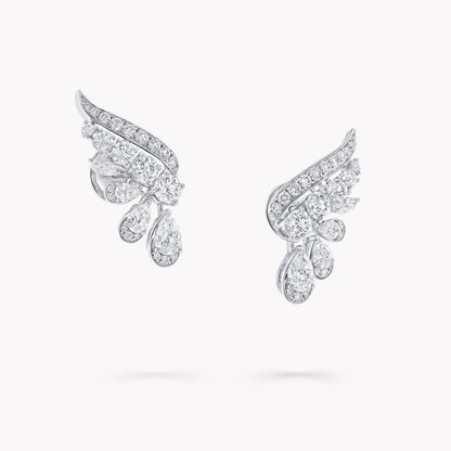 Carave Paris Diamond Wing Drop Earrings