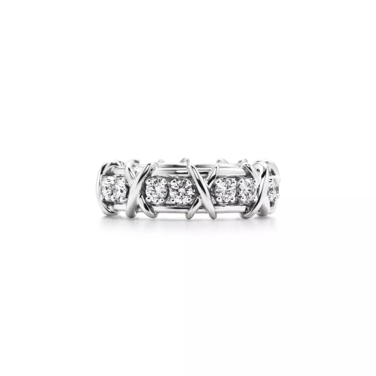 Carave Paris Diamond X Link Eternity Ring