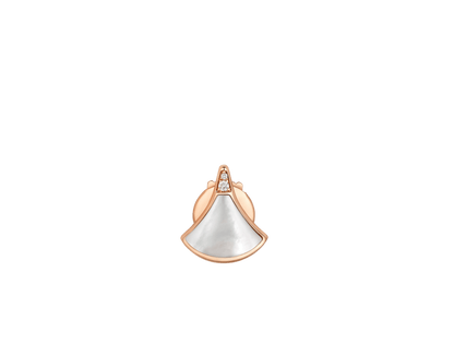 Carave Paris Diva Turquoise Fan Stud Earring in Yellow Gold