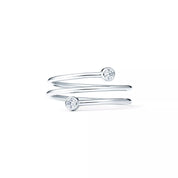 Carave Paris Double Bezel Diamond Wrap Ring