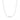Carave Paris Infinity Double Chain Necklace in Silver