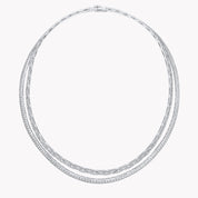 Carave Paris Double Layer Diamond Collar Necklace