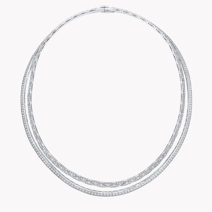Carave Paris Double Layer Diamond Collar Necklace