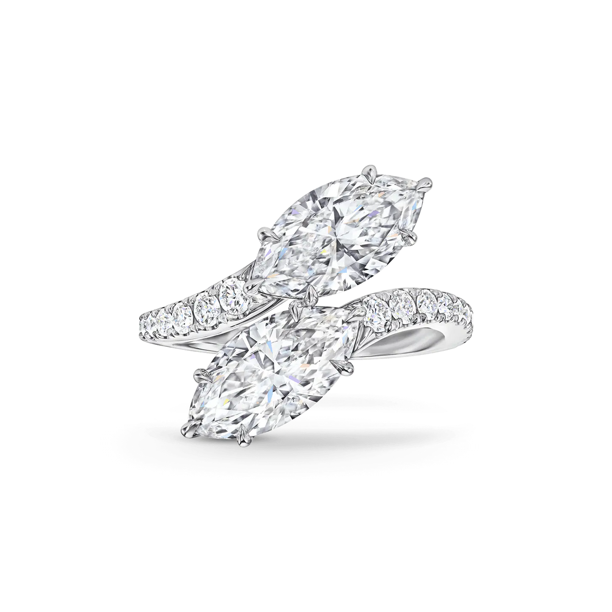 Carave Paris Double Marquise Diamond Open Ring