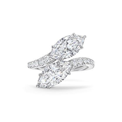 Carave Paris Double Marquise Diamond Open Ring