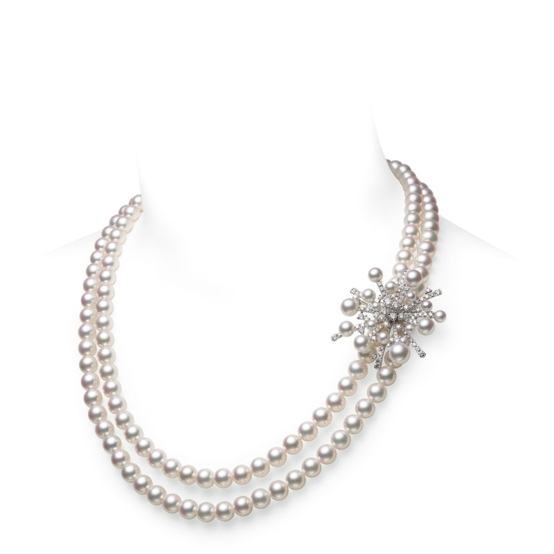 Carave Paris Double Strand Pearl Necklace
