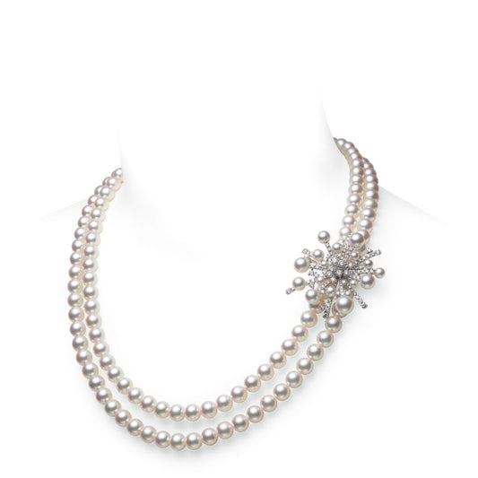 Carave Paris Double Strand Pearl Necklace