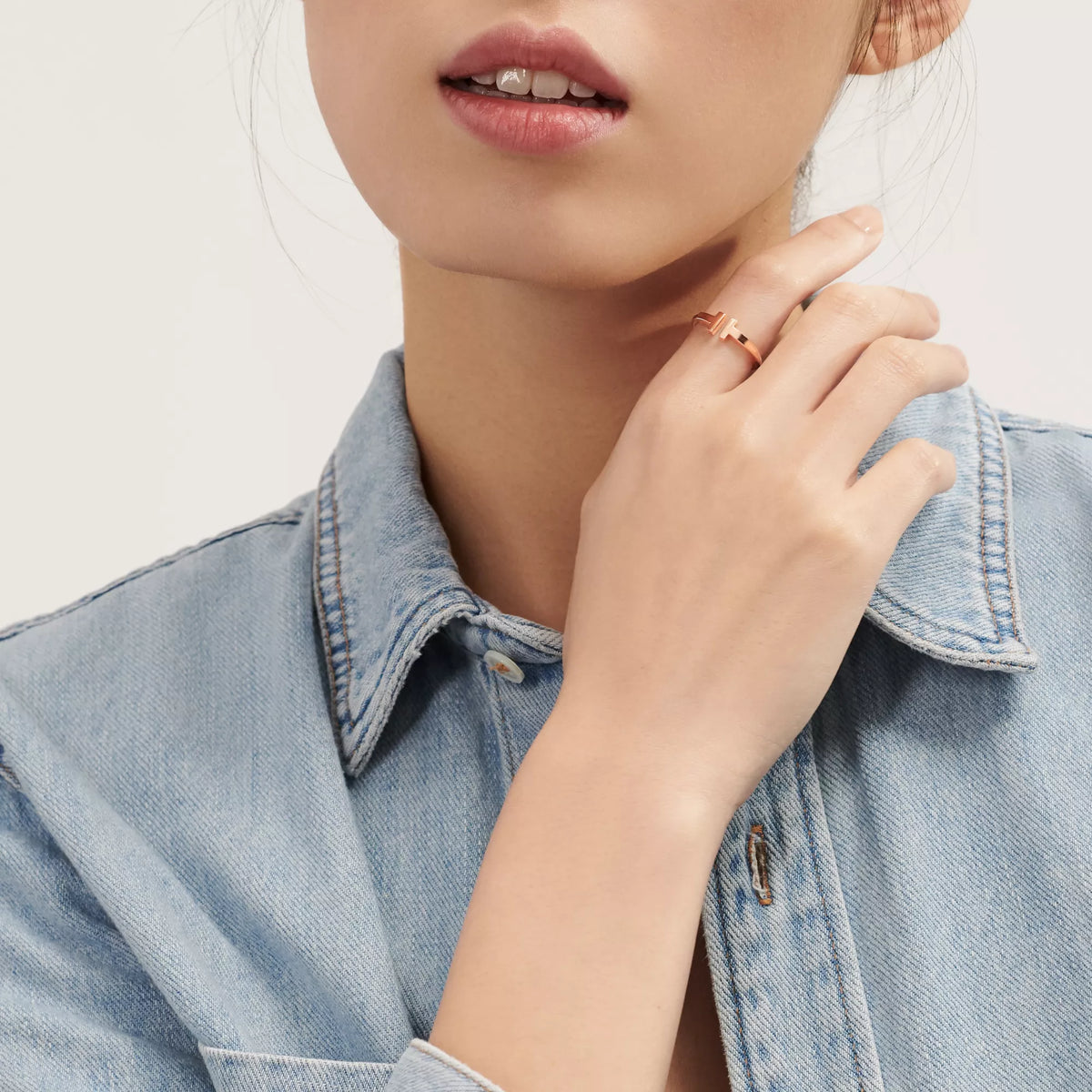 Carave Paris Double T Open Band Ring