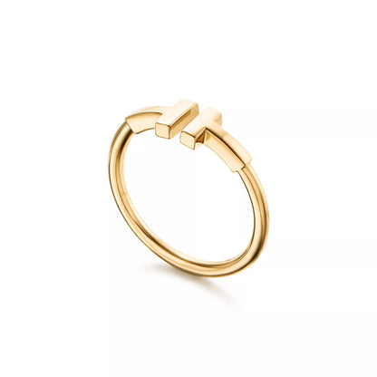 Carave Paris Double T Open Band Ring