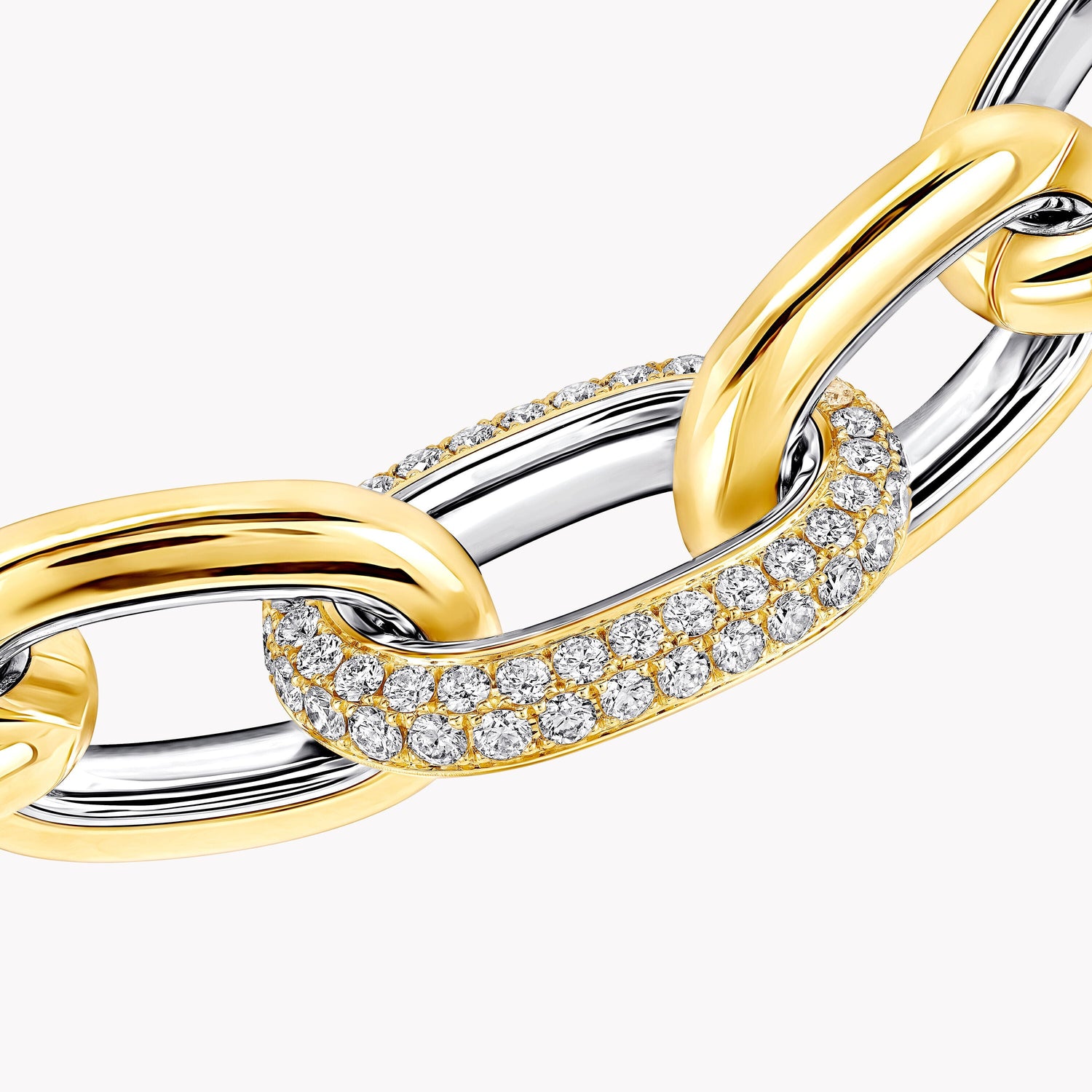 Carave Paris Dual Tone Pavé Link Statement Necklace