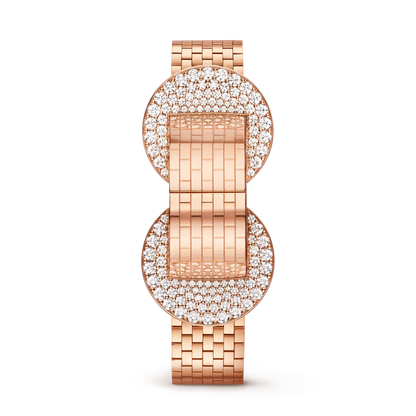 Carave Paris Eclipse Diamond Cuff Watch in Rose Gold