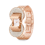 Carave Paris Eclipse Diamond Cuff Watch in Rose Gold