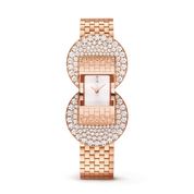 Carave Paris Eclipse Diamond Cuff Watch in Rose Gold