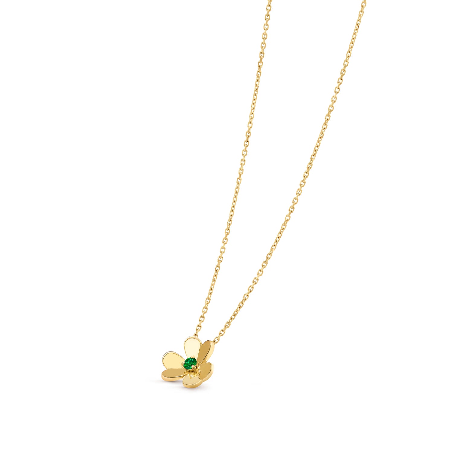 Silver Bezel Set Diamond Necklace for Women