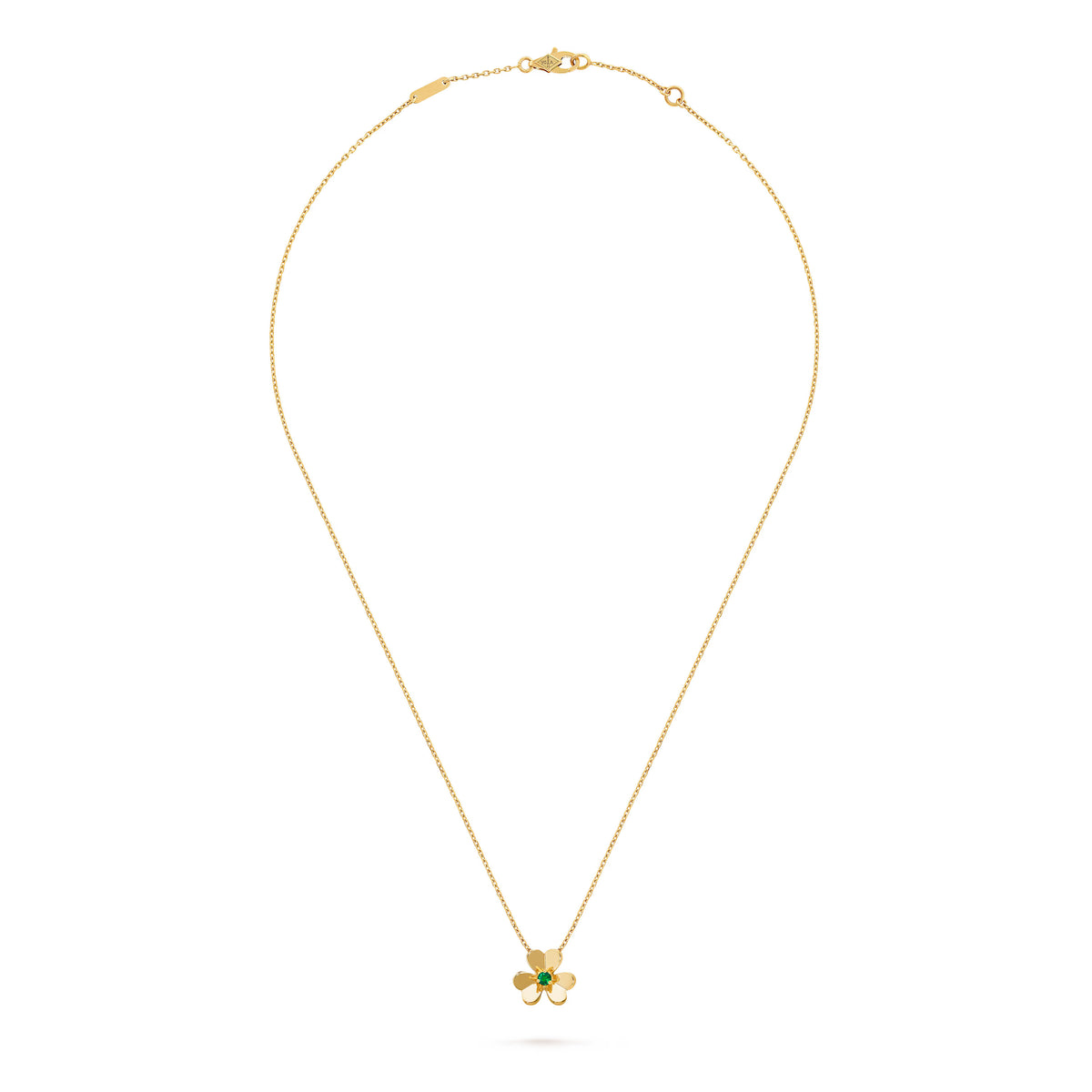 Silver Bezel Set Diamond Necklace for Women