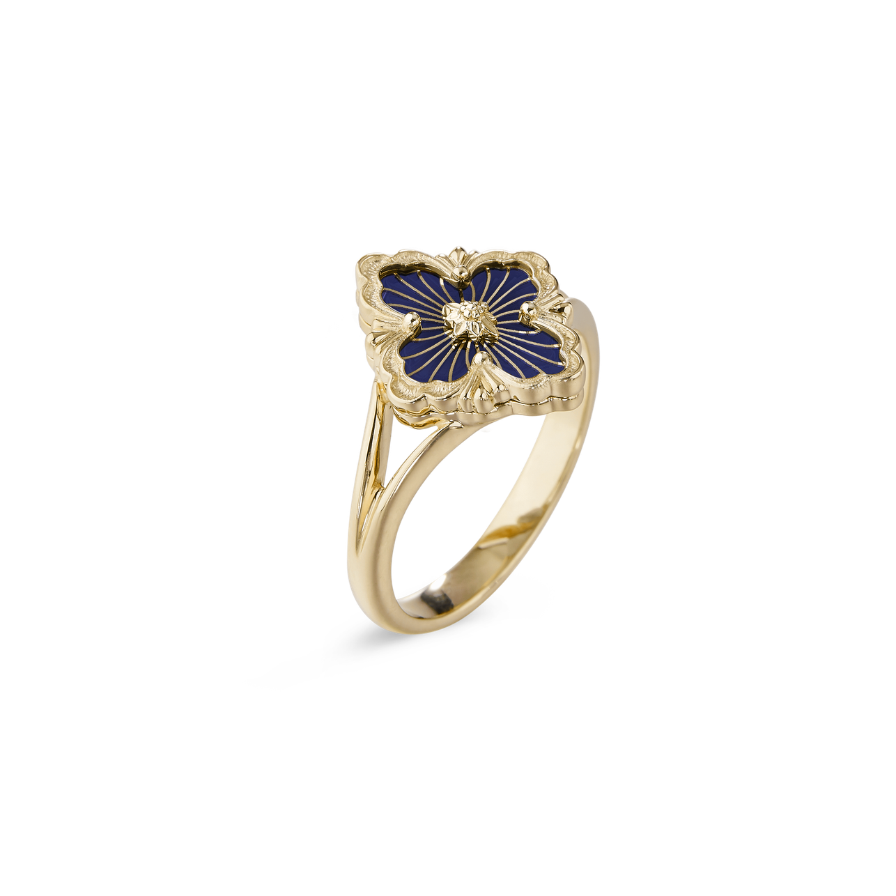 Carave Paris Emerald Clover Statement Ring