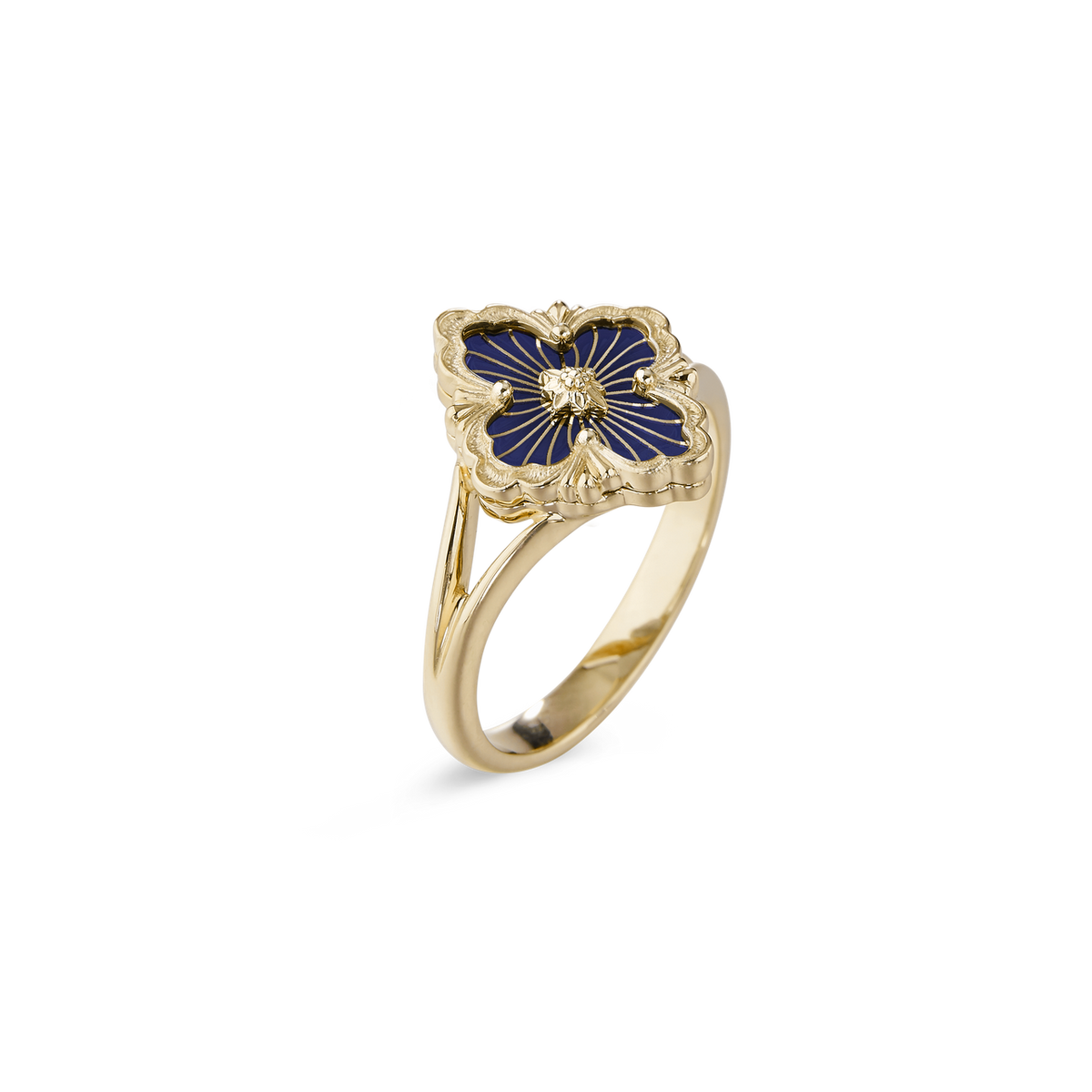 Carave Paris Emerald Clover Statement Ring