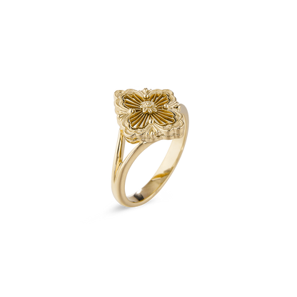 Carave Paris Emerald Clover Statement Ring