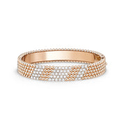 Carave Paris Emerald Mosaic Beaded Bangle Bracelet