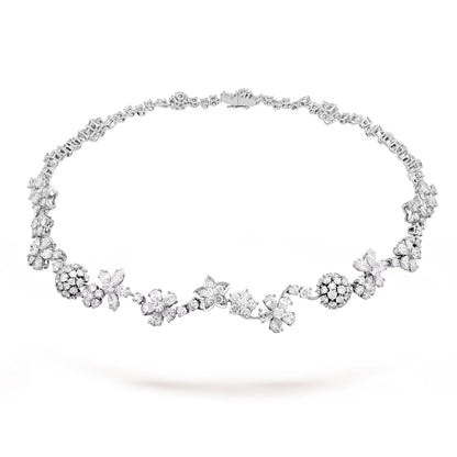 Carave Paris Enchanted Floral Diamond Necklace