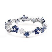 Carave Paris Enchanted Garden Multi Gem Floral Bracelet