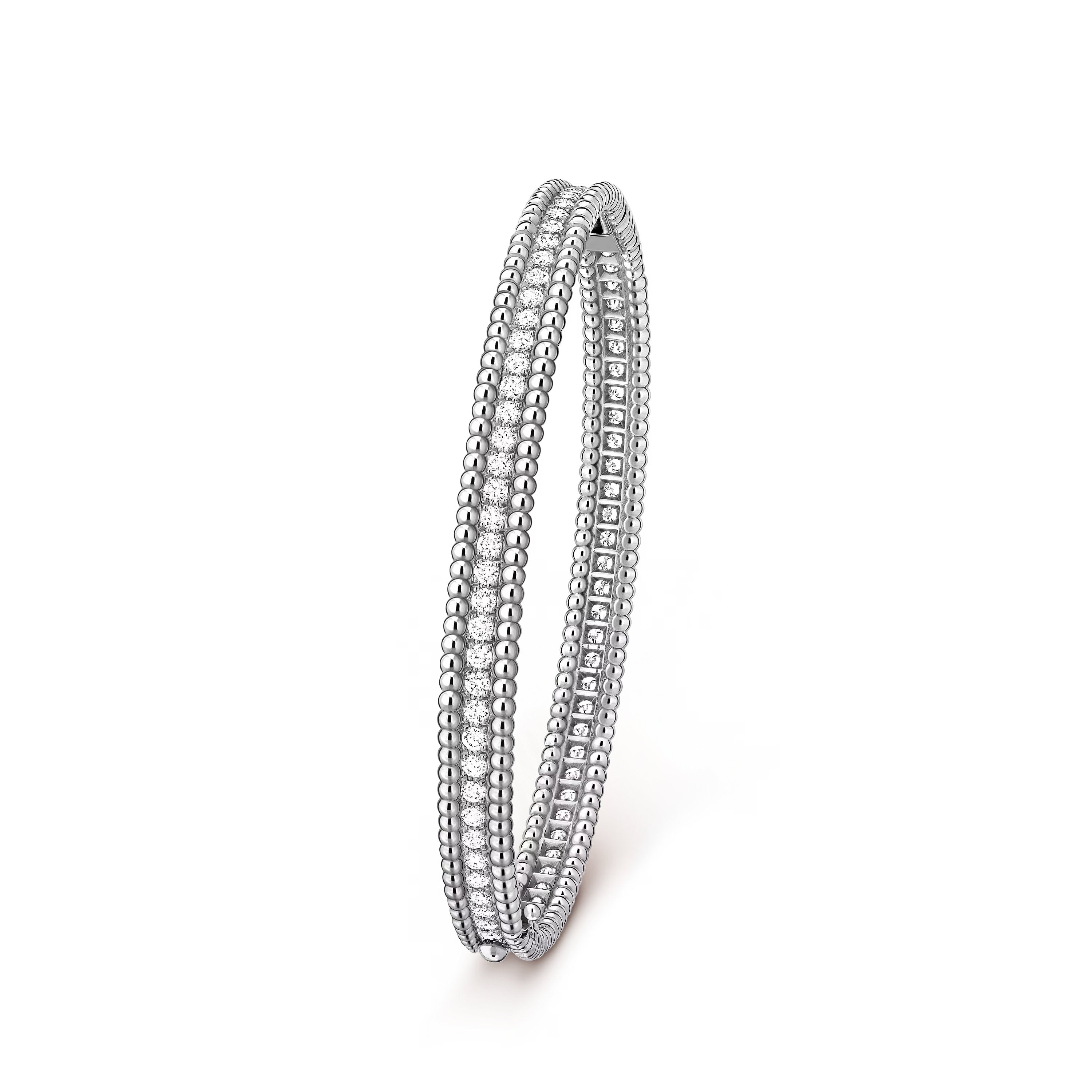 Carave Paris Eternal Beaded Diamond Bangle Bracelet