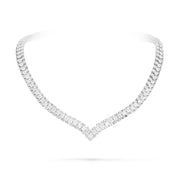Carave Paris Eternal Radiance V Diamond Tennis Necklace