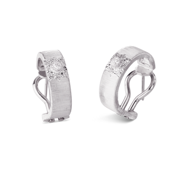 Carave Paris Étoile Solaire Diamond Huggie Earrings