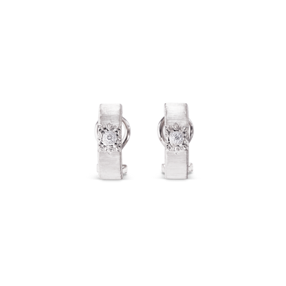 Carave Paris Étoile Solaire Diamond Huggie Earrings