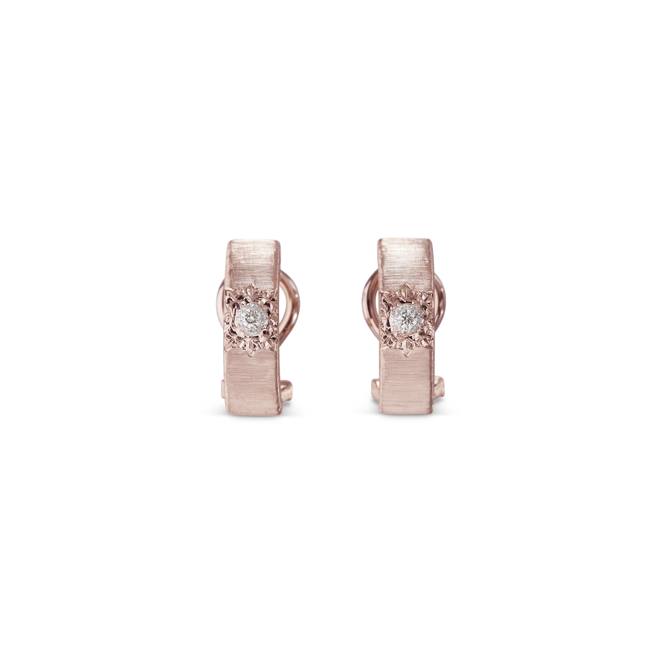 Carave Paris Étoile Solaire Diamond Huggie Earrings