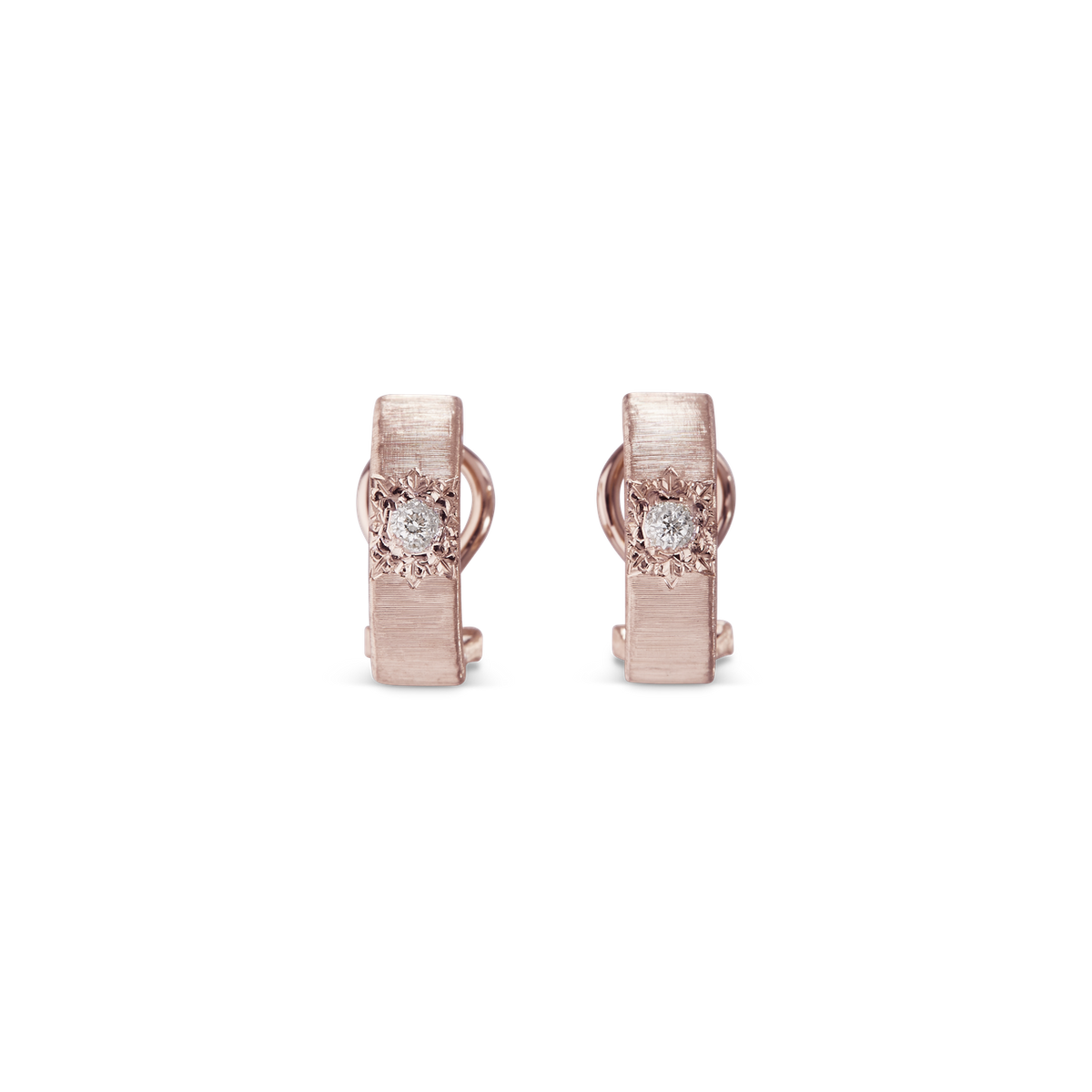 Carave Paris Étoile Solaire Diamond Huggie Earrings