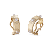 Carave Paris Étoile Solaire Diamond Huggie Earrings