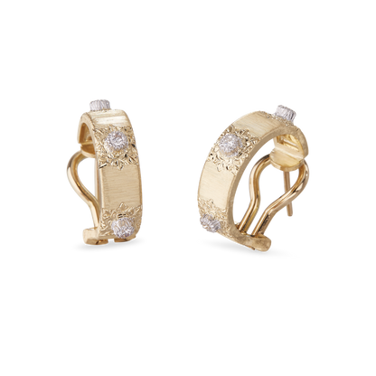 Carave Paris Étoile Solaire Diamond Huggie Earrings