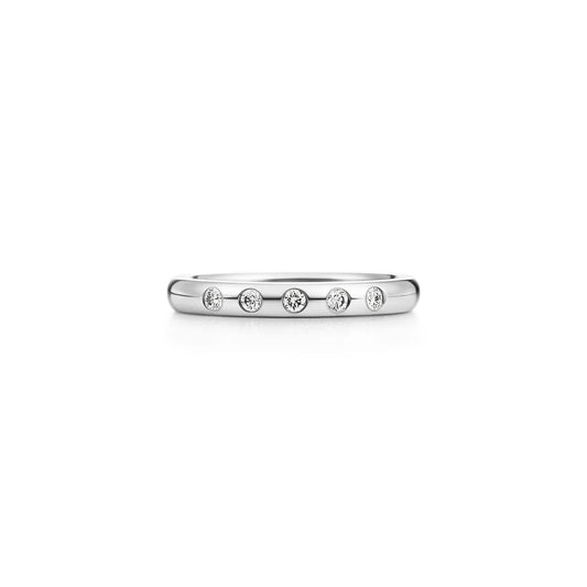 Carave Paris Five Diamond Bezel Set Band Ring
