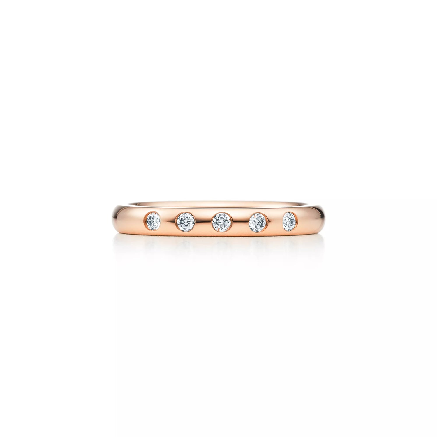 Carave Paris Five Diamond Bezel Set Band Ring