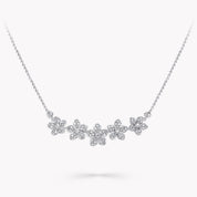 Carave Paris Five Flower Diamond Necklace