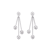 Carave Paris Fleur de Lune Cascade Diamond Earrings