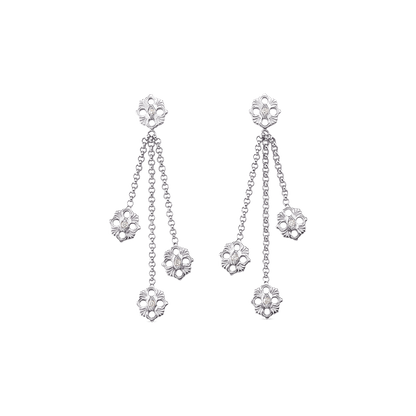 Carave Paris Fleur de Lune Cascade Diamond Earrings