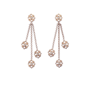 Carave Paris Fleur de Lune Cascade Diamond Earrings